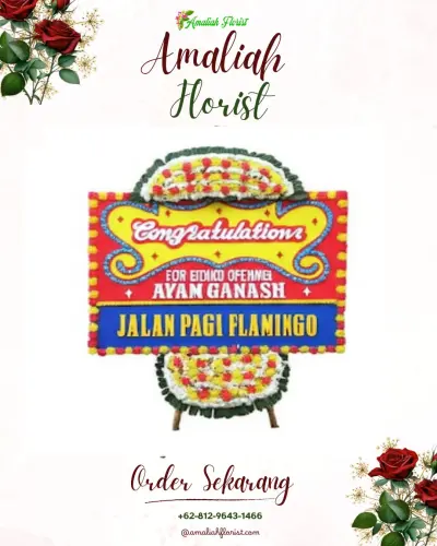 Bunga Papan Congratulation di Nuku